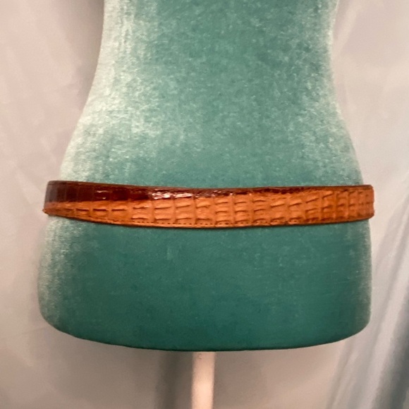 Vintage alligator skin belt - Picture 4 of 5